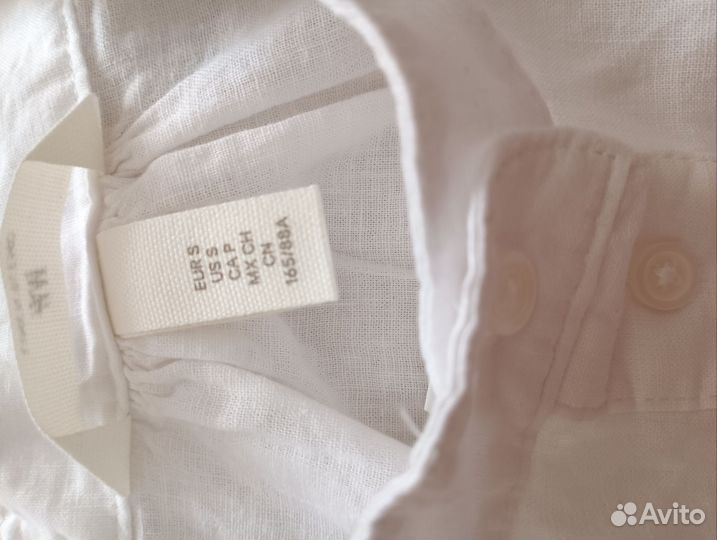 Рубашка hm лен