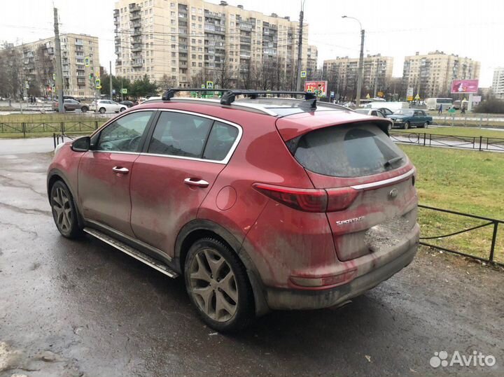 Багажник на крышу Turtle на Kia Sportage