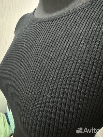 Платье лапша черное