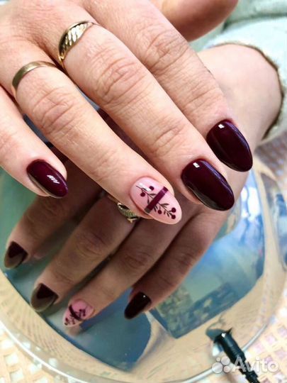 Маникюр,покрытие г/лак,наращивание ногтей