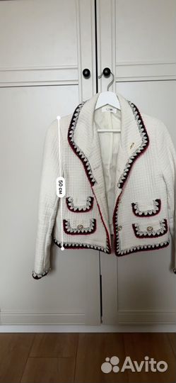 Твидовый пиджак zara