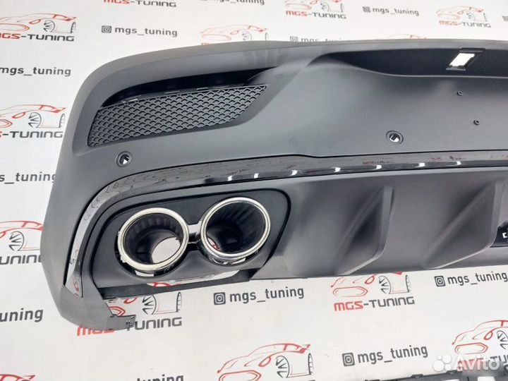 Диффузор с хром насадками 53 AMG GLE-Coupe C167