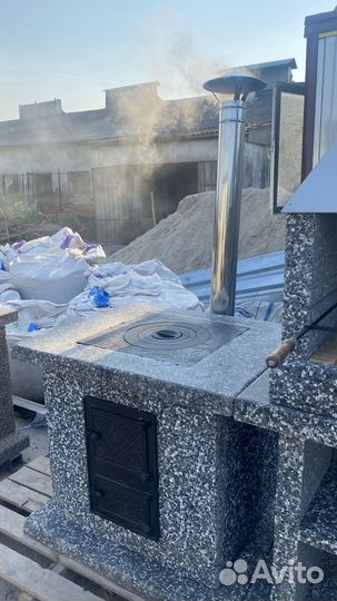 Модульная печь барбекю