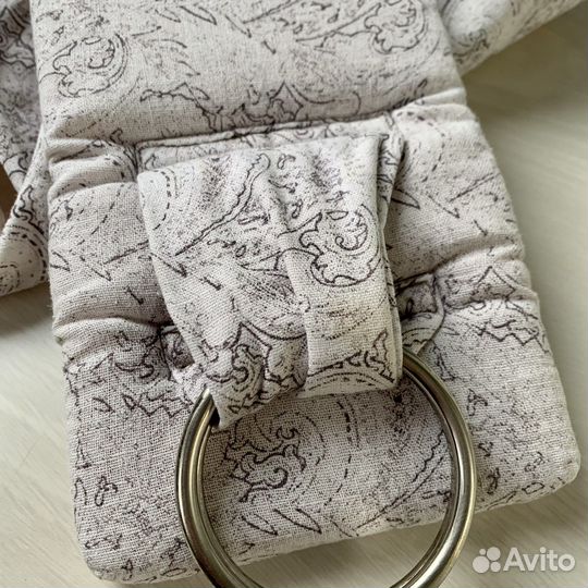 Слинг Арси на кольцах, бледно-розовый