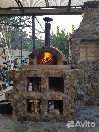 Дровяная печь для пиццы. Помпейская печь