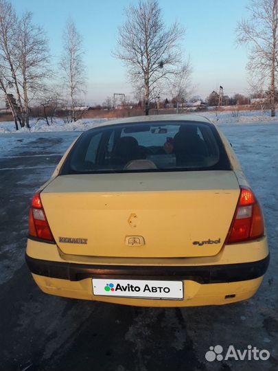 Renault Symbol 1.4 МТ, 2004, 121 040 км