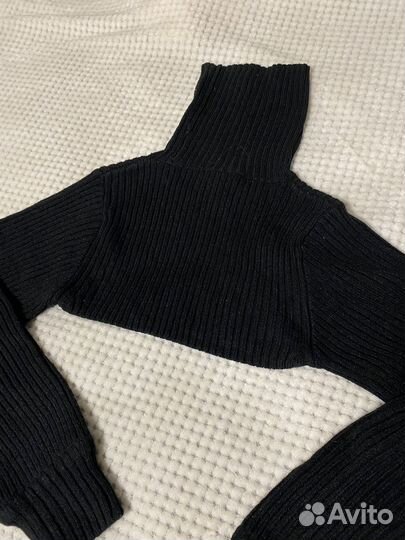 Кроп свитер