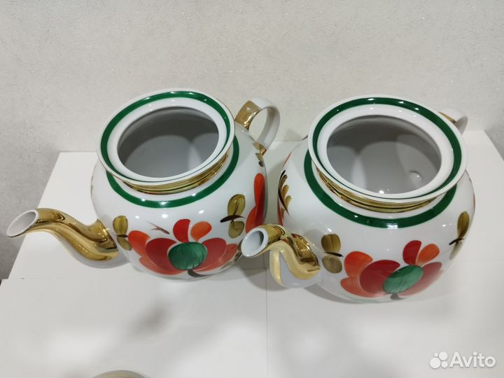 Фарфоровый чайник СССР 2 шт