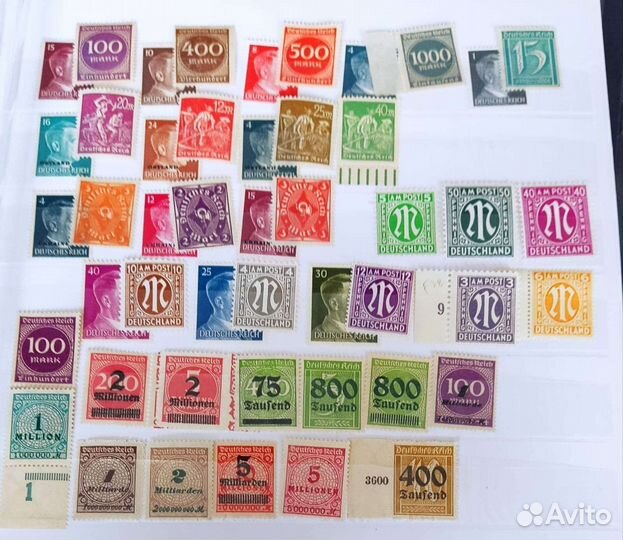 Марки почтовые Германии