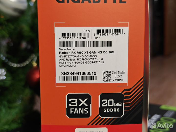 AMD Radeon RX 7900XT 20Gb