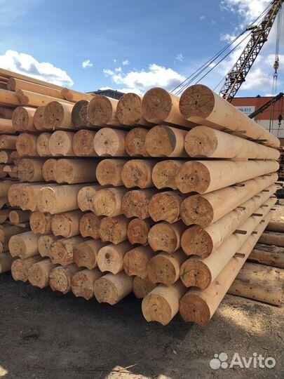 Оцилиндрованное бревно