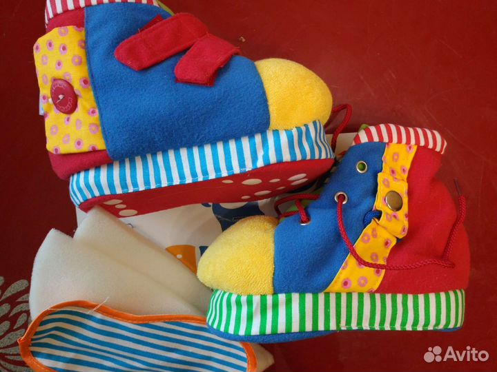 Мякиши ботинки и игра 2 шт