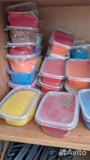 Песок кварцевый цветной