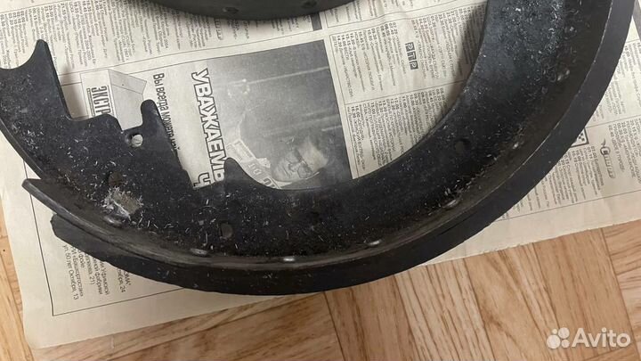 Колодки тормозные задние на бычок