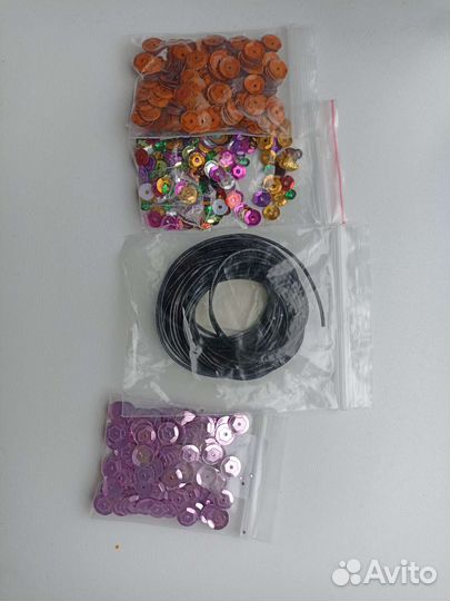Бисер, рубка, стеклярус, бусины