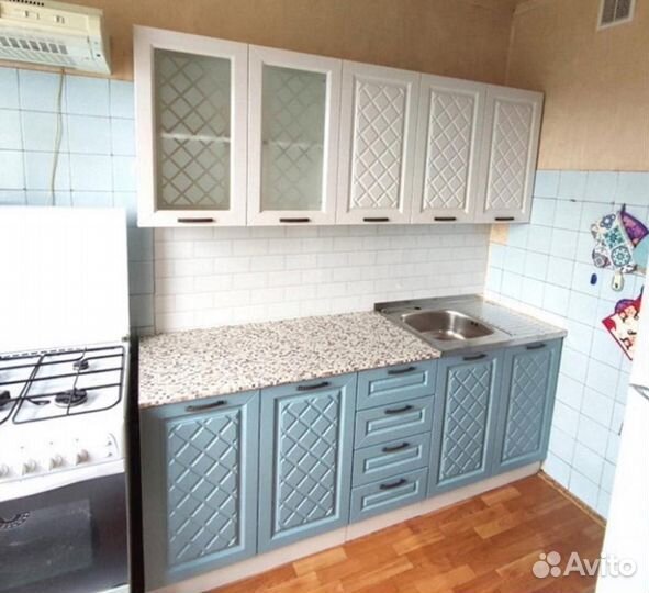 Кухня Агава Белая Аква 2м