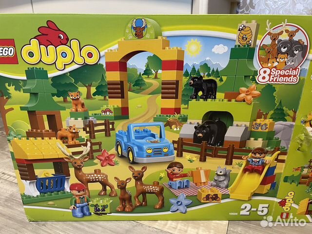 Лего дупло в коробке Lego duplo