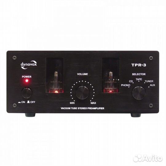 Стерео предусилитель Dynavox TPR-3 Black (206243)