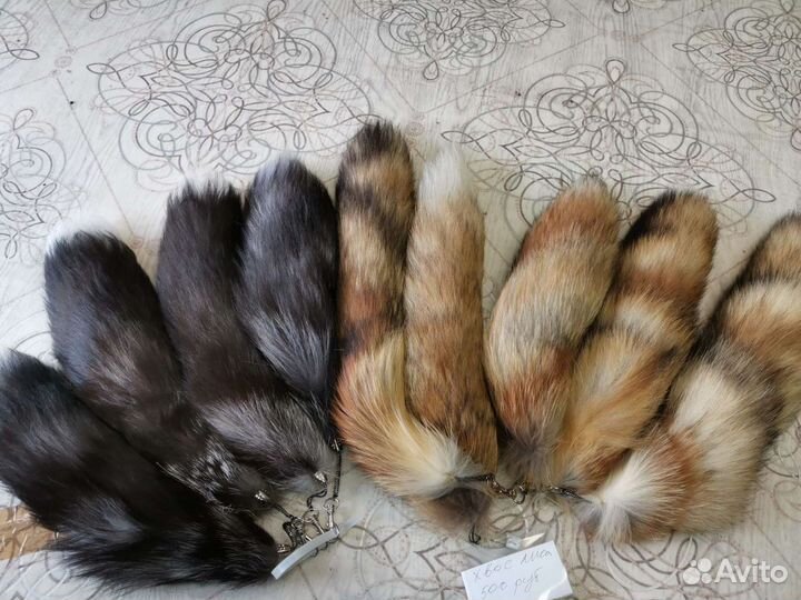 Хвост белки, хвосты, белка лисы чернобурки