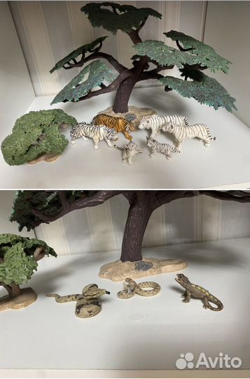 Животные и деревья schleich