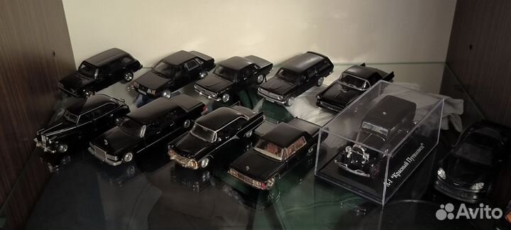 Модель автомобиля ЗИЛ 117, 1:43 СССР металлическая