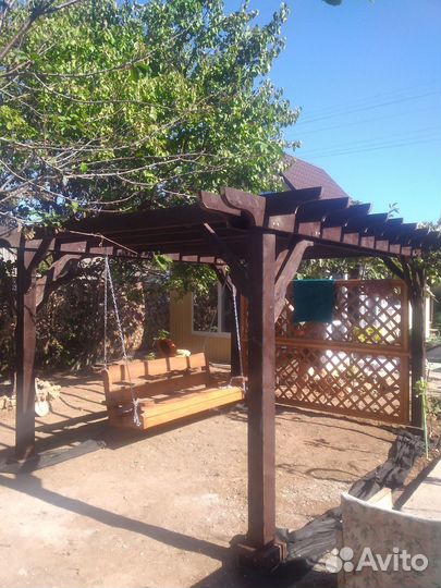 Пергола-качель