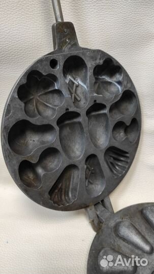 Орешница Советская форма для выпечки печенья Грибо