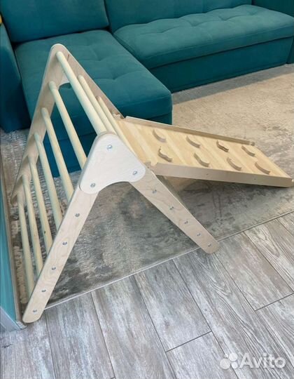 Треугольник Пиклера (макси) с горкой скалодромом