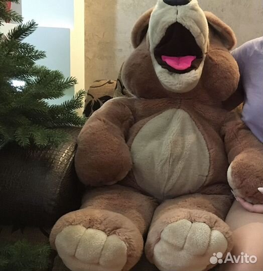 Большая мягкая игрушка медведь