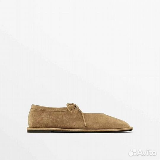 Балетки Замша 37 38 39 40 Massimo Dutti