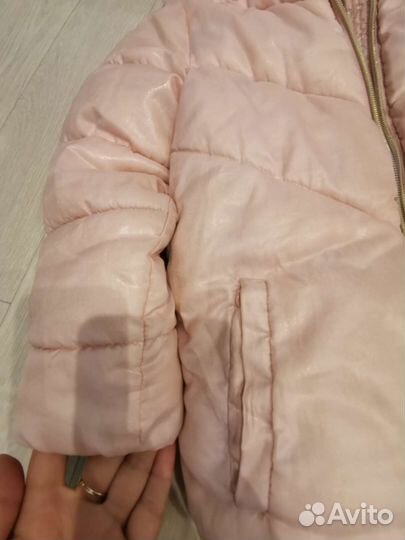 Куртка для девочки 116 hm демисезонная единорог