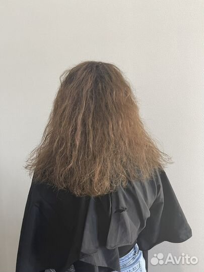 Кератиновое выпрямление волос