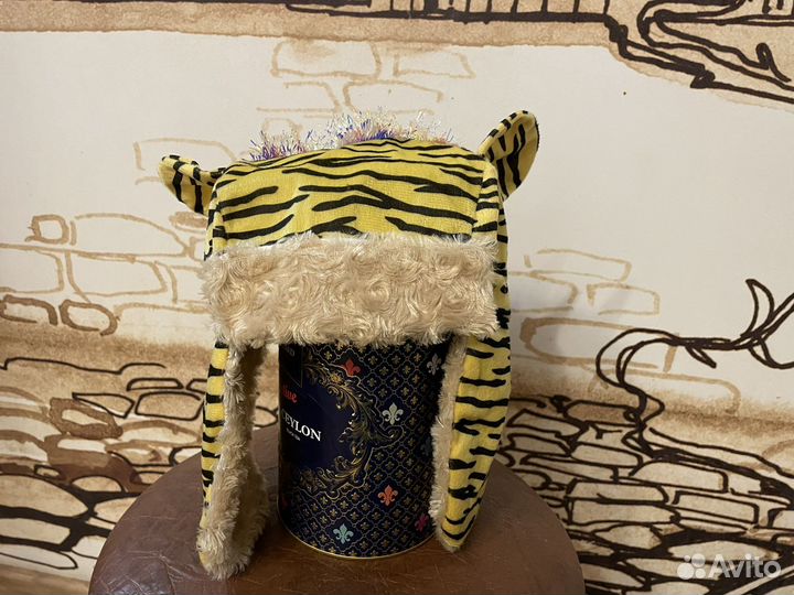 Новогодняя шапочка тигра