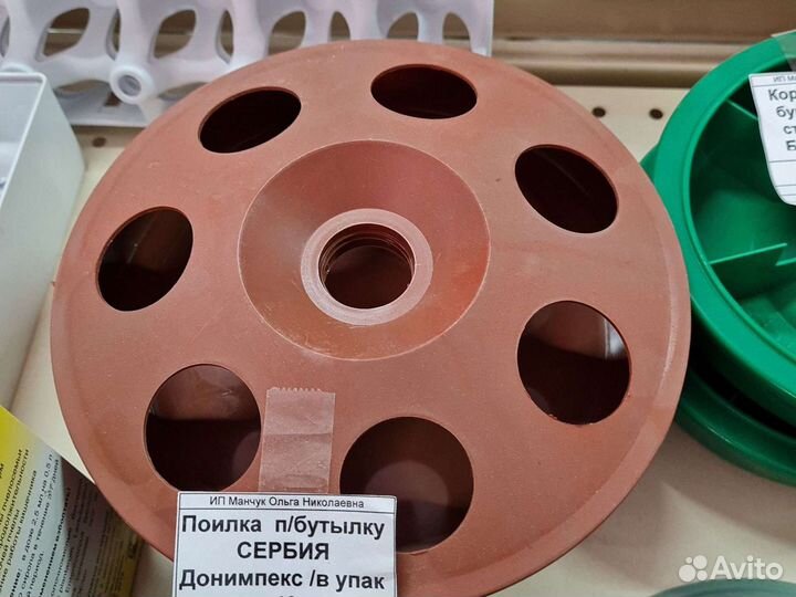 Поилка для цыплят под банку