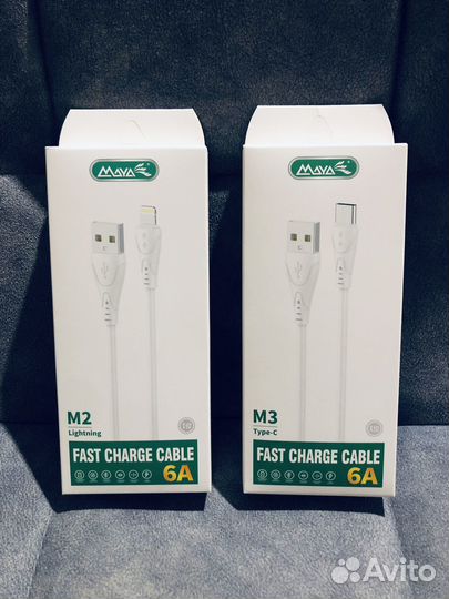 Кабель для iPhone USB Type-C/ USB Lightning