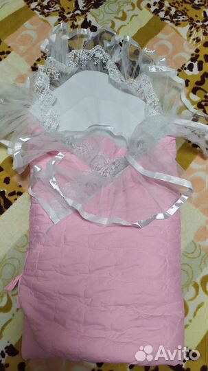 Одеяло на выписку для девочки