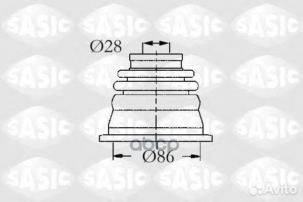 Пыльник шруса 4003464 Sasic