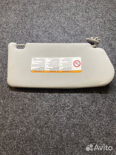 Козырек солнцезащитный левый Mitsubishi Lancer 9