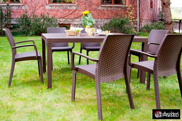 Bica, Италия Стол B:rattan Houston 1500*900мм, ко