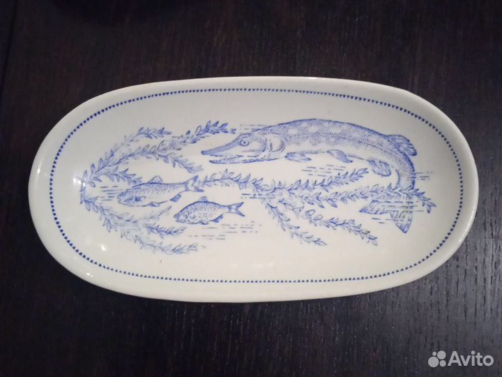 Селедочница блюдо ссср.Тарелки завод Буди