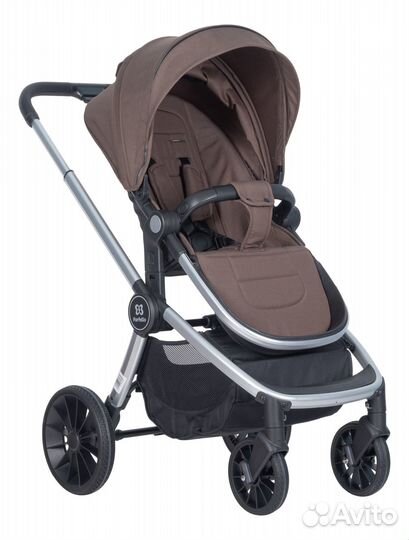 Коляска модульная 2в1 Baby shell BBS коричневый