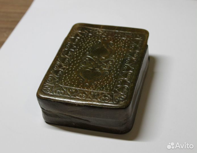 Футляр для игральных карт натуральная кожа СССР