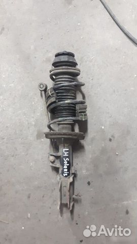 Стойка правая левая всборе Solaris Rio