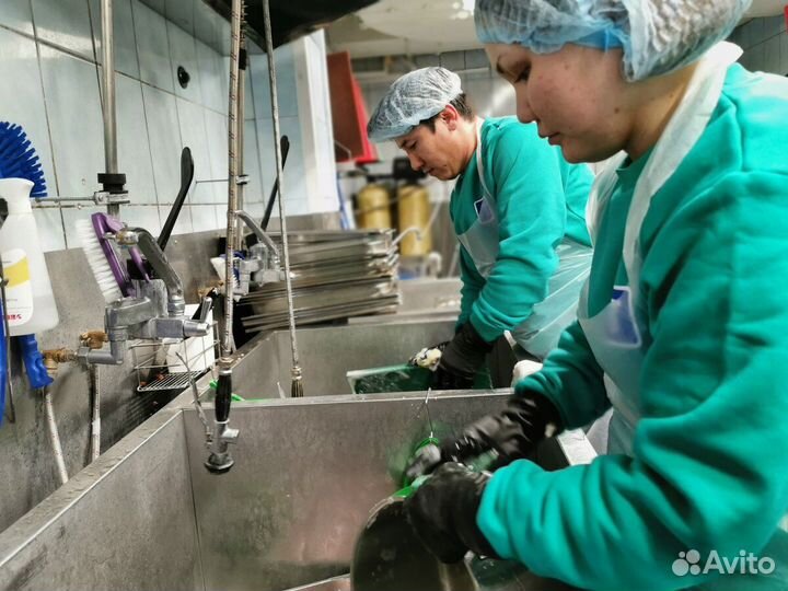 Подсобница/мойщик тары, доставка на работу