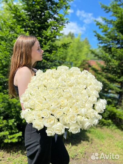 Букет роз с доставкой 101 шт