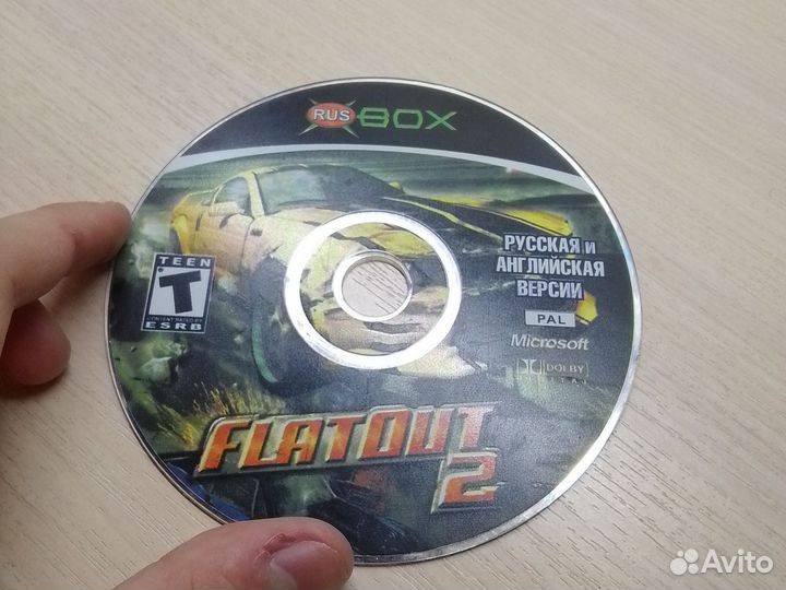 Диск Xbox flatout2