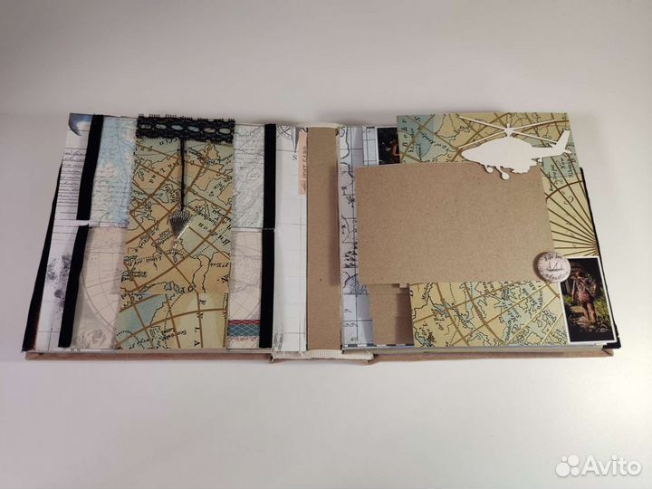 Альбом ручной работы скрапбукинг Uncharted