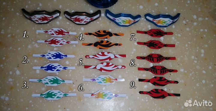 Bakutech Реплики наклеек Flare Dragaon