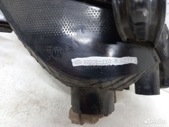 Kia Picanto (11-15) фара противотуманная правая