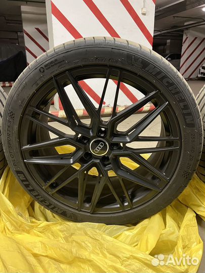 Комплект кованых колес с резиной для Audi A6 R20